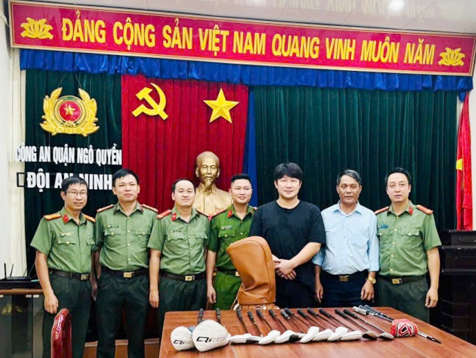 Người dân quốc tịch Hàn Quốc gửi thư cảm ơn CAQ Ngô Quyền tìm lại tài sản bị bỏ quên trên xe taxi